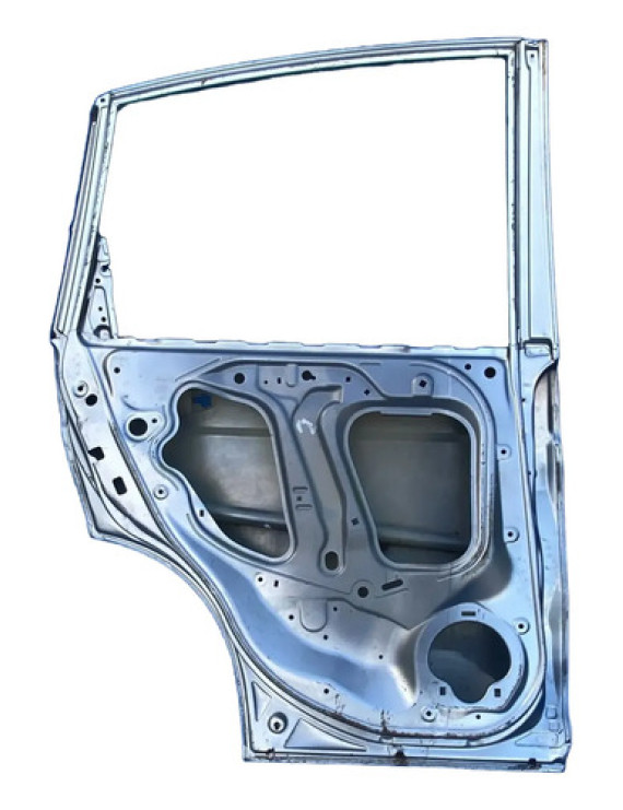 Porta Traseira Esquerda Honda Crv 2008 Á 2011 Traseira Esquerdo Prateado