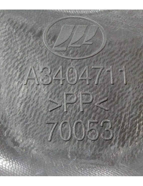 Acabamento Inferior Tapa Pó Coluna Volante Lifan 530 2015 Preto Lisa