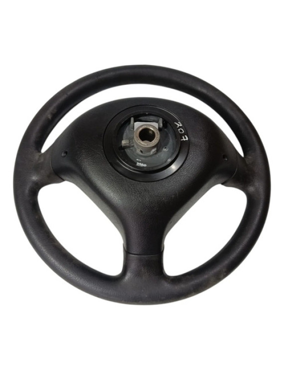 Volante Direção Peugeot 307 Sw 2005 - 2012 / Detalhe Preto