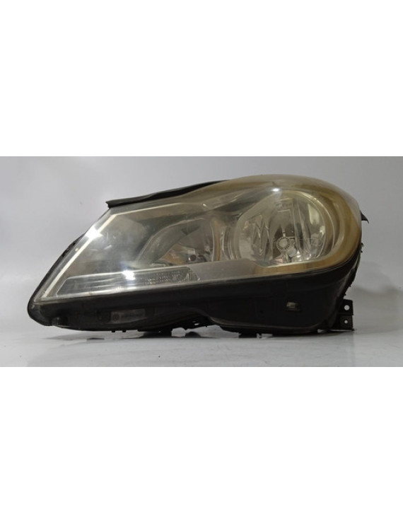 Farol Esquerdo Mercedes C180 2010 2011 / Detalhe Esquerdo/motorista