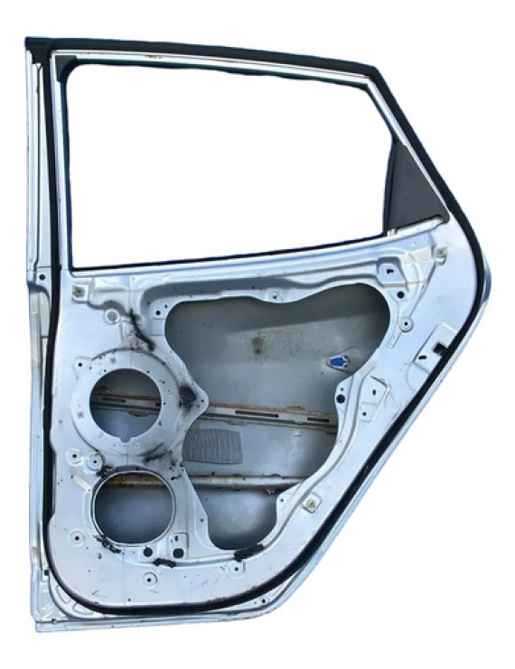 Porta Traseira Direita Ix35 2013 A 2017 / Detalhe Traseira Direita Prateado