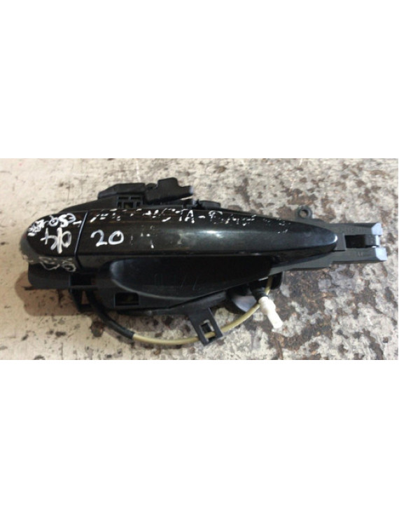 Maçaneta Externa Traseira Esquerda Bmw X3 2014 2015 2016 Preto