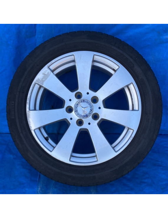 Estepe Step Mercedes C180 2008 2009 2010 2011 Aro 16 Prateado