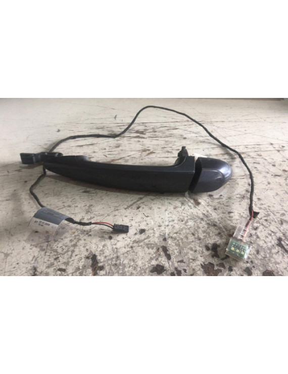 Maçaneta Externa Traseira Esquerda Bmw 120 2009 2010 Preto