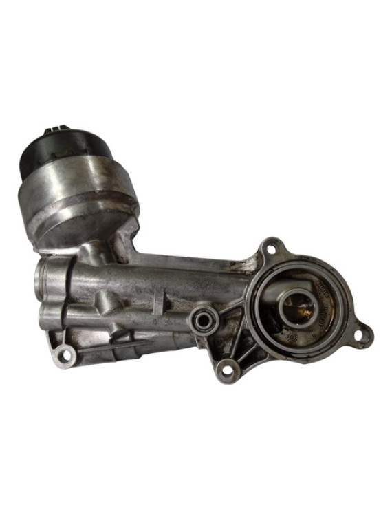 Suporte Copo Filtro Óleo Peugeot 307 1.6 2005 - 2012 Prateado