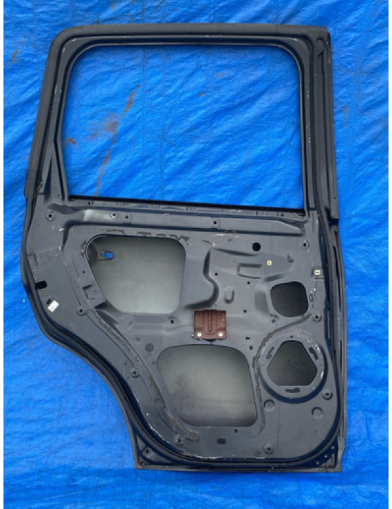 Porta Traseira Esquerda Outlander 2008 A 2013 Traseira Esquerdo Preto