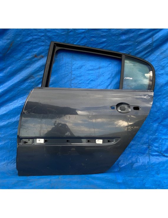Porta Traseira Esquerda Megane 2006 A 2012 Traseira Esquerdo Preto