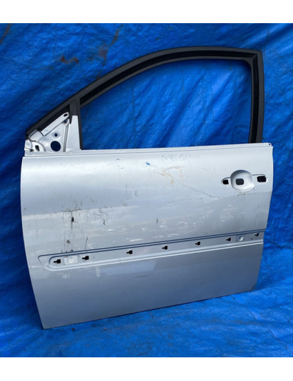Porta Dianteira Esquerda Megane 2007 A 2012 Dianteira Esquerdo Prateado