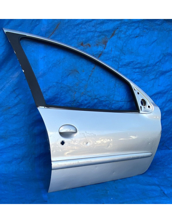 Porta Dianteira Direita Peugeot 206 Escapade 2001 Á 2012 Dianteira Direita Prateado