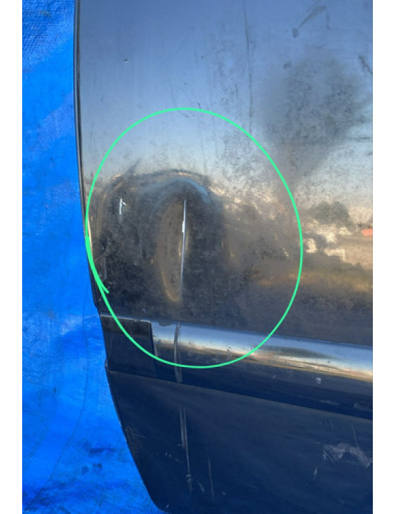 Porta Traseira Esquerda Peugeot 307 2003 Á 2011 Detalhe Traseira Esquerda Preto