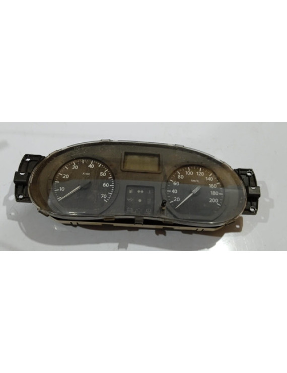 Painel De Instrumentos Logan Sandero Clio 2004 - 2012 Preto