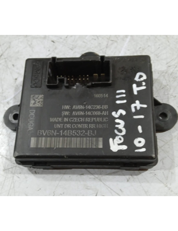 Módulo Porta Traseira Direita Focus 2016 / Bv6n14b532bj    Preto