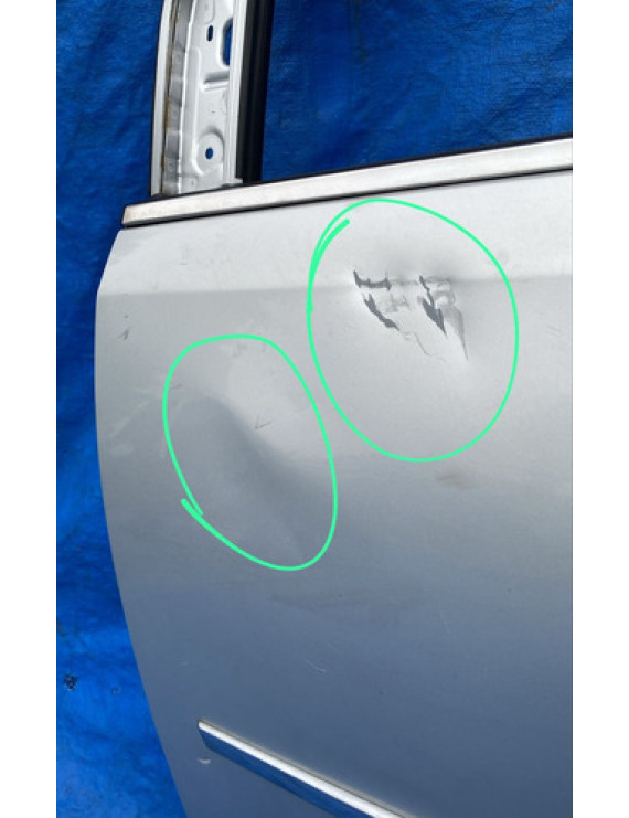 Porta Dianteira Esquerda Town & Country 2008 A 2016 Detalhe Dianteira Esquerdo Prateado