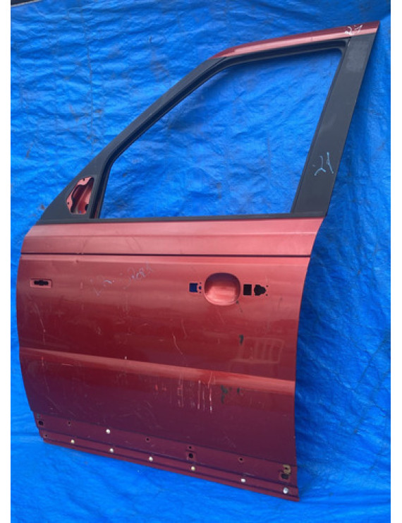 Porta Dianteira Esquerda Range Rover Sport 2007 2008 2009 Dianteira Esquerdo Vermelho