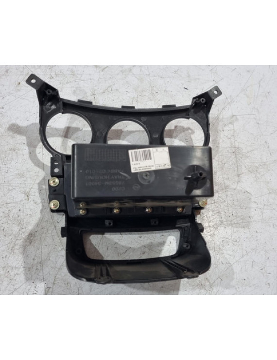 Moldura Com Porta Treco Painel Ssangyong Korando 2012 Preto
