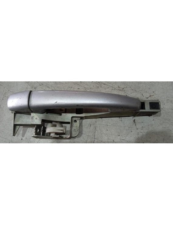 Maçaneta Externa Dianteira Esquerda Peugeot 407 2006 Prateado