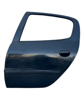 Porta Traseira Esquerda Peugeot 206 207 2001 - 2012 Traseira Esquerdo Preto