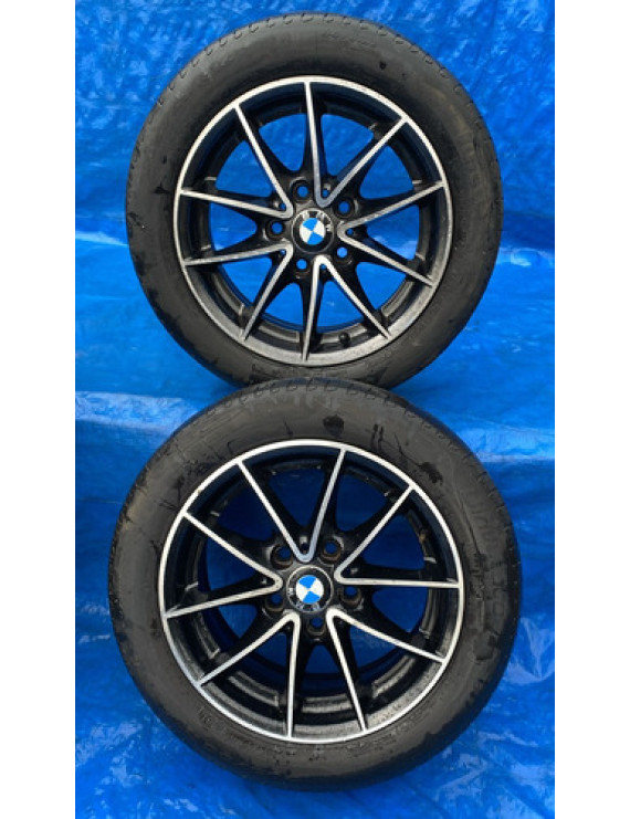 Jogo Rodas Bmw 118i 116i 320i 2010 2011 2012 Aro 16 Preto
