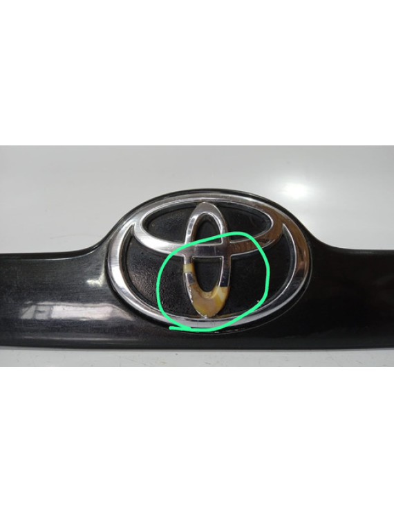Moldura Friso Tampa Traseira Corolla 2003 - 2008 Preto