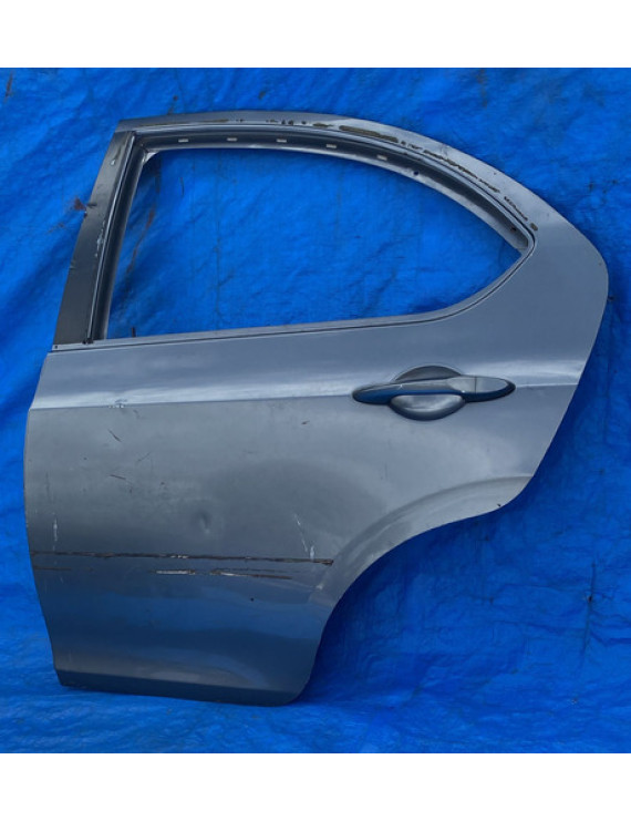 Porta Traseira Esquerda Jac J3 Hatch 2010 A 2013 / Detalhe Traseira Esquerda Cinza