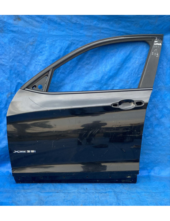 Porta Dianteira Esquerda Bmw X4 2016 2017 Dianteira Esquerdo Preto
