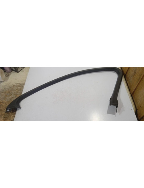 Moldura Interna Porta Dianteira Esquerda Peugeot 508 2014 Preto
