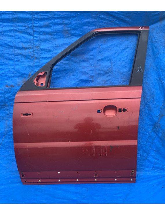 Porta Dianteira Esquerda Range Rover Sport 2007 2008 2009 Dianteira Esquerdo Vermelho