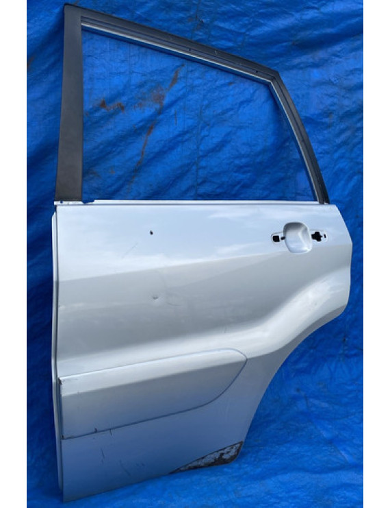 Porta Traseira Esquerda Rav4 2000 Á 2005 Traseira Esquerdo Prateado
