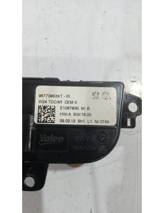 Comando Do Ar Traseiro Peugeot 508 2012 2013 2014