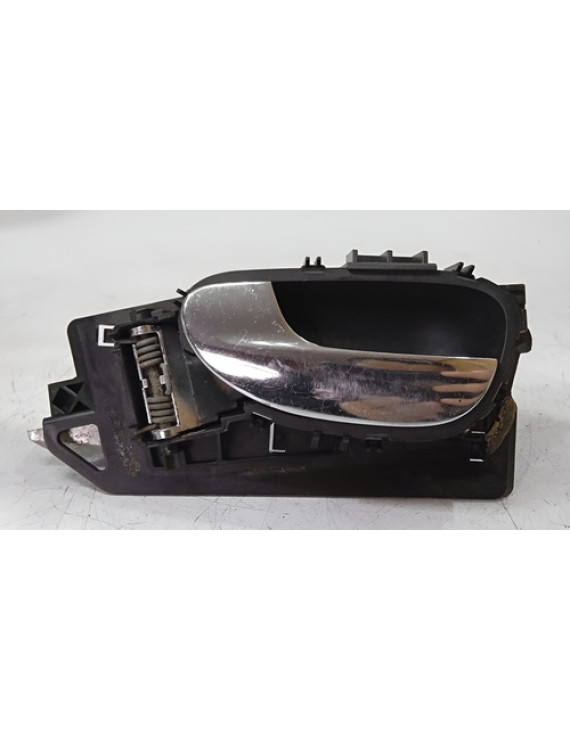 Maçaneta Interna Esquerda Peugeot 307 2007 - 2013 Preto Dianteira/traseira