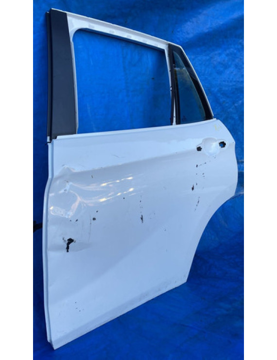 Porta Traseira Esquerda Bmw X1 2009 - 2015 / Detalhe Traseira Esquerdo Branco