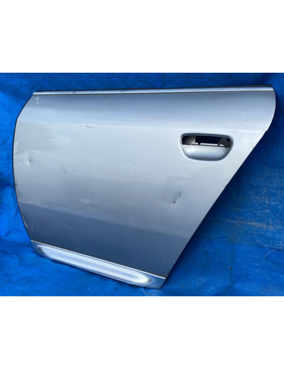 Porta Traseira Esquerda Audi A6 Allroad 2000 A 2005 Blindada Traseira Esquerdo Prateado