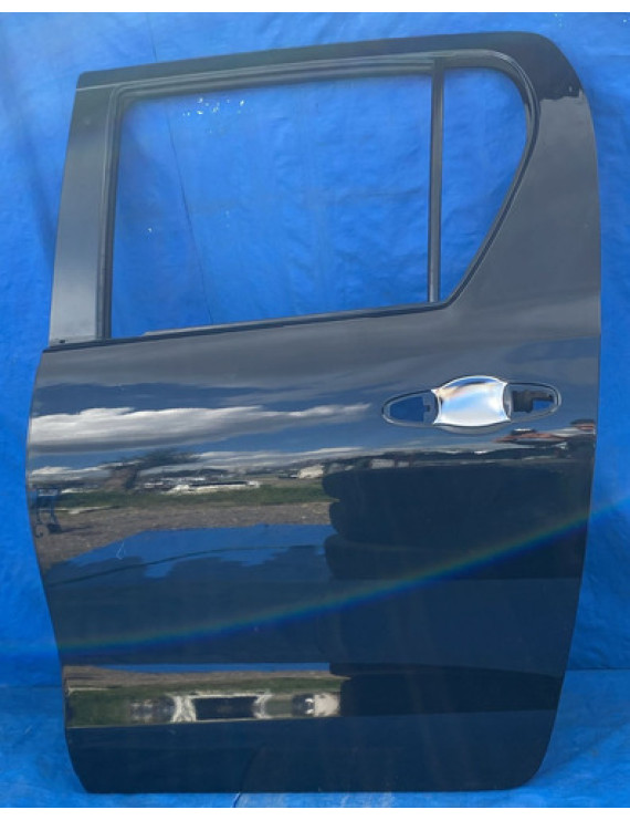 Porta Traseira Esquerda Hilux 2016 - 2021 Cabine Dupla Traseira Esquerdo Preto