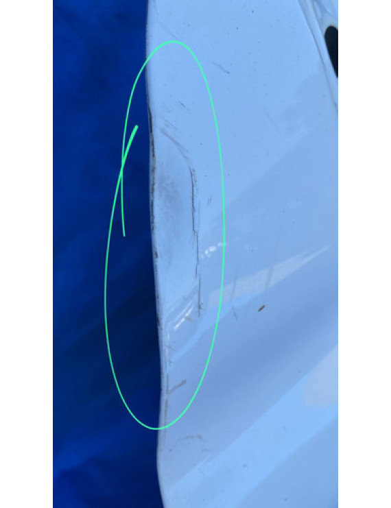 Porta Dianteira Esquerda Peugeot 206 207 1998 A 2008 Detalhe Dianteira Esquerdo Branco