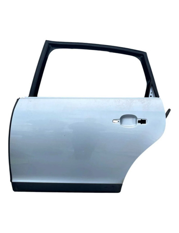 Porta Traseira Esquerda Citroen C4 Pallas 2007 A 2013 Traseira Esquerda Prateado