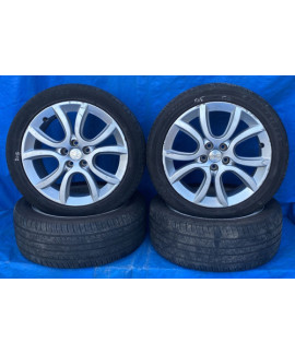 Jogo De Rodas Peugeot 508 2012 2013 014 Aro 18 Prateado