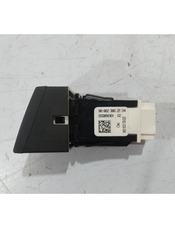 Botão Pisca Alerta Peugeot 508 2011 2012 2013 2014 Vermelho