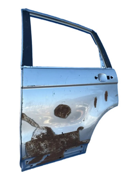 Porta Traseira Esquerda Honda Crv 2008 Á 2011 Traseira Esquerdo Prateado