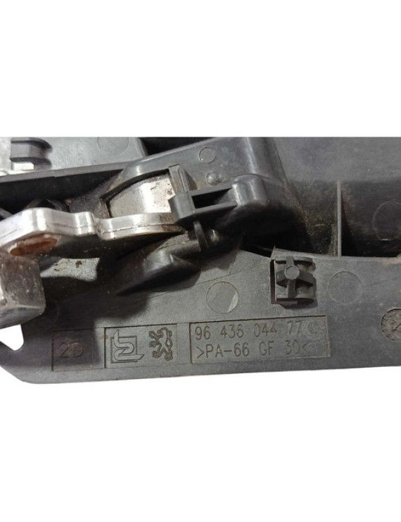 Maçaneta Interna Direita Peugeot 307 2009 - 2012 Preto Dianteira/traseira