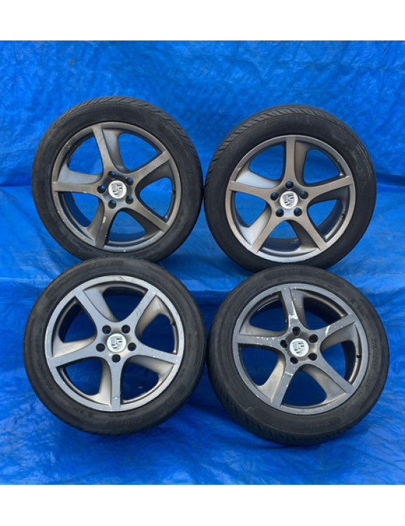 Jogo De Rodas Aro 20 Porsche Cayenne 2005 A 2010 Preto