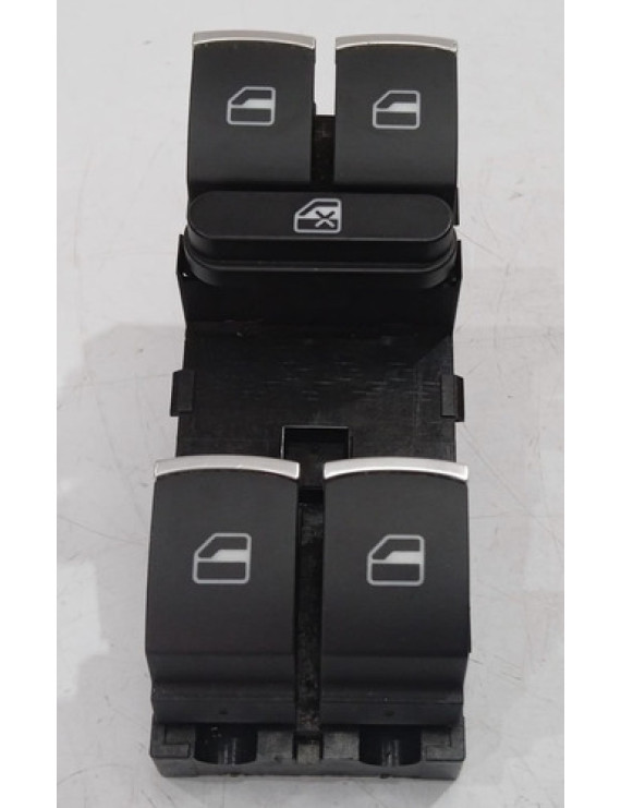 Botão Comando Vidro Dianteiro Esquerdo Tiguan 2008 - 2012