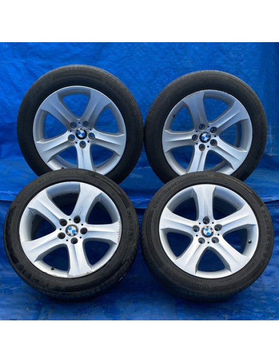 Jogo De Rodas Com Pneus Bmw X6 2012 Aro 19 Preto