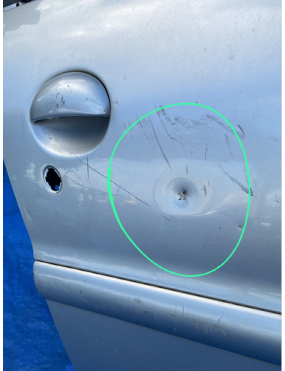 Porta Dianteira Direita Peugeot 206 Escapade 2001 Á 2012 Dianteira Direita Prateado