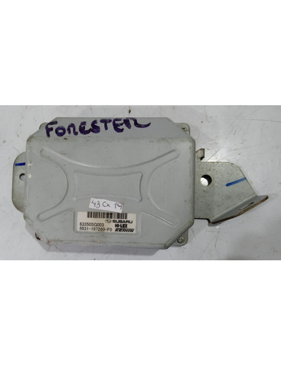 Módulo Tampa Traseira Subaru Forester 2015 / 63350sg003   