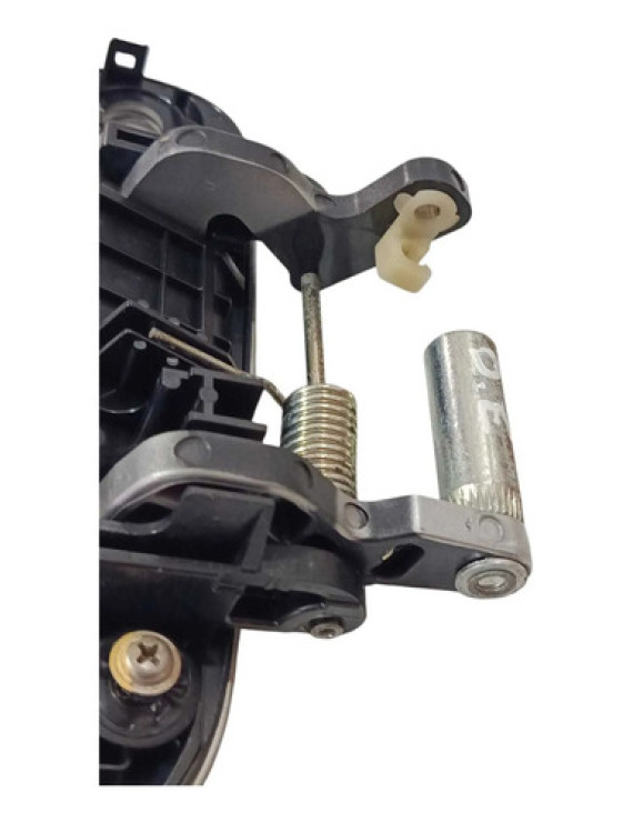 Maçaneta Externa Dianteira Esquerda Honda Fit 2009 - 2014 Prateado Dianteira