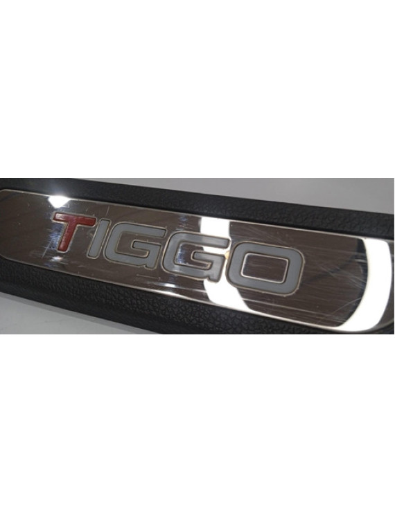 Soleira Traseira Esquerda Chery Tiggo 7 2020 2021 2022 Preto