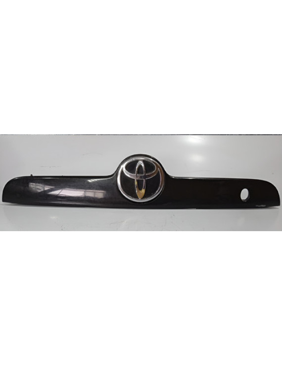 Moldura Friso Tampa Traseira Corolla 2003 - 2008 Preto