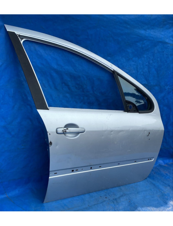 Porta Dianteira Direita Peugeot 307 2007 A 2013 Dianteira Direita Prateado