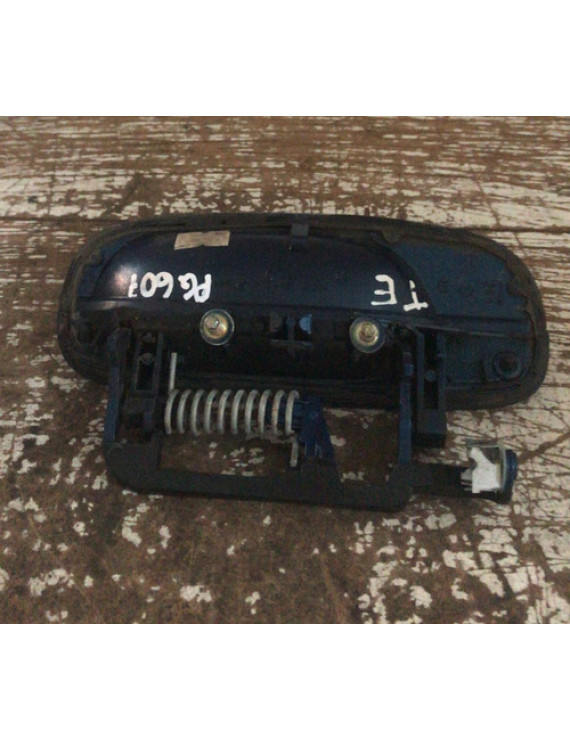 Maçaneta Externa Traseira Esquerda Peugeot 607 2001 Preto