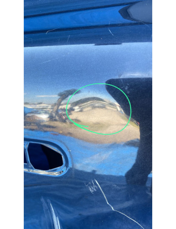 Porta Dianteira Esquerda Volvo C30 2007 A 2013 / Detalhe Dianteira Esquerdo Preto
